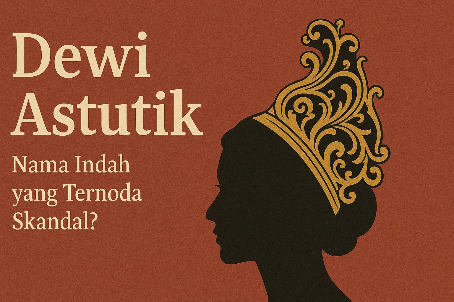 Arti nama Dewi Astutik yang sangat mulia ternoda oleh kasus sabu.