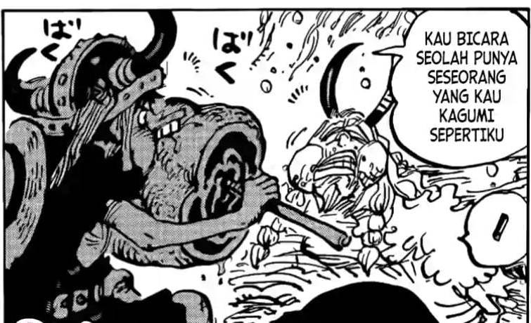 Luffy dan Loki bersatu melawan Imu di baca komik One Piece 1151.
