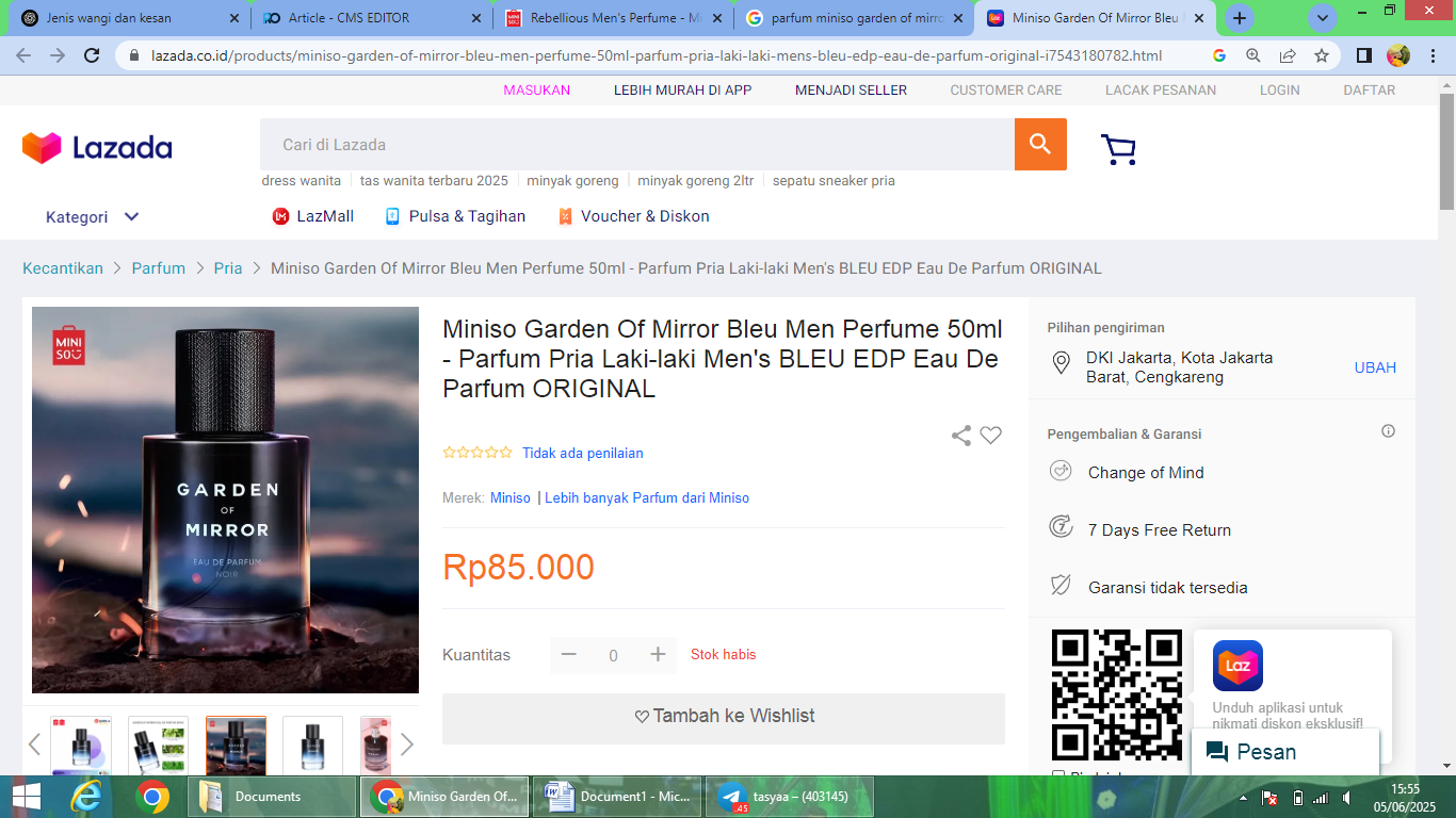 Rekomendasi parfum dari Miniso untuk pria vibes big boss.