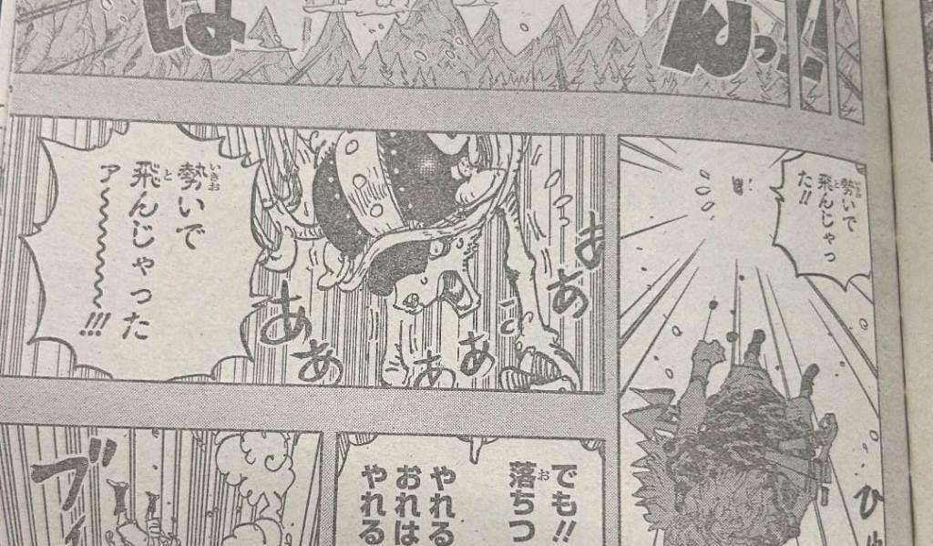 Luffy menebak nama Chopper yang terjatuh di baca komik One Piece 1151 RAW.