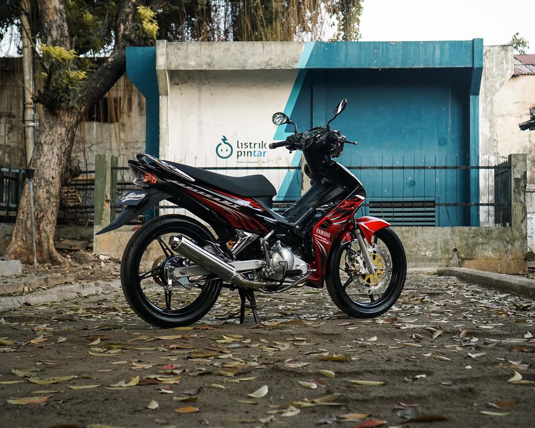 Yamaha Jupiter MX generasi awal, masih jadi incaran kolektor dan modifikator bebek sport lawas.