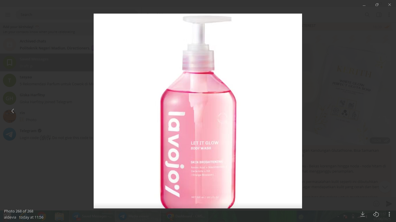 Rekomendasi sabun mandi dengan kandungan Hyaluronic Acid.