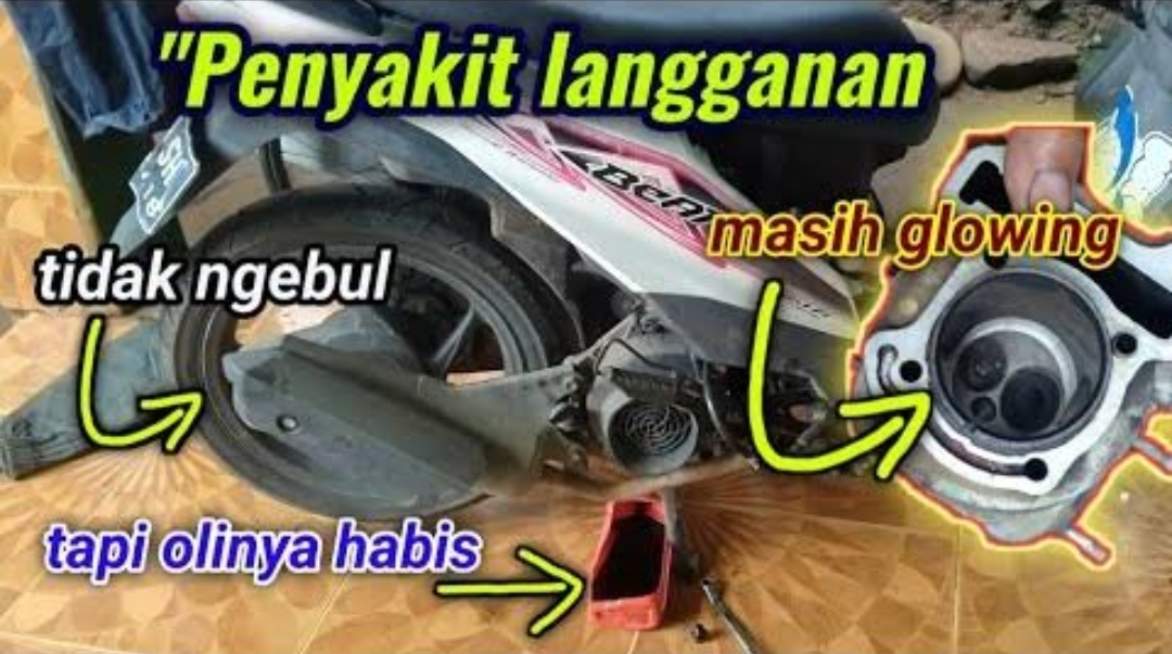 Oli motor cepat habis.