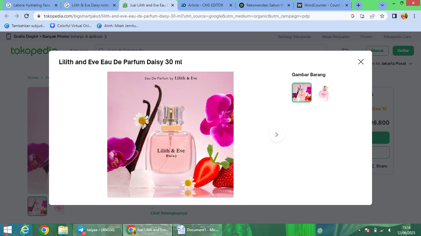 Rekomendasi parfum wangi mewah vanilla di KKV.
