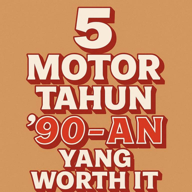 5 motor bebek 90an yang masih dicari untuk koleksi motor klasik dan harian.