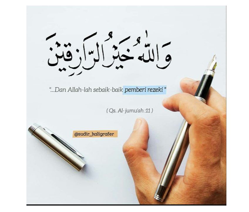 Rezeki telah diatur oleh Allah SWT. Jika ingin rezekimu lancar jangan lupa berdoa dan berusaha.
