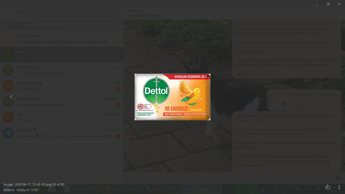 Rekomendasi sabun mandi dengan aroma buah jeruk.