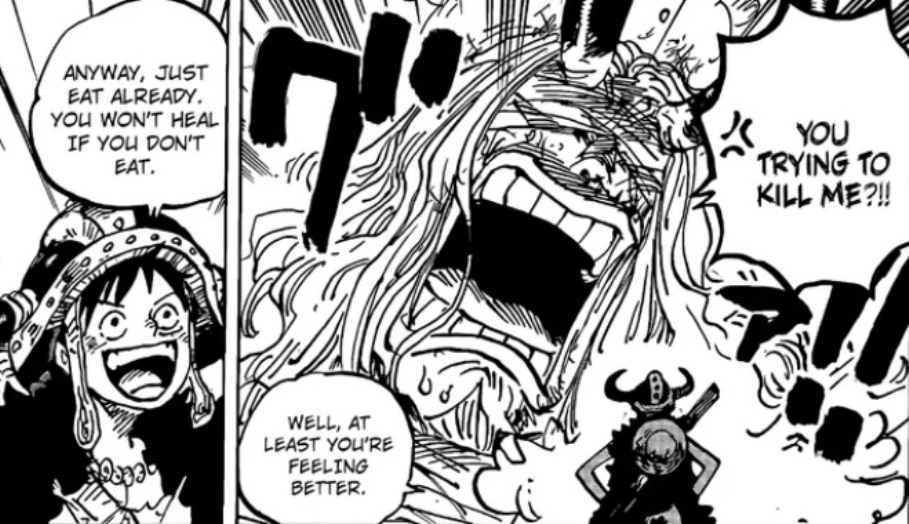 Luffy mengajak Loki gabung jadi kru Topi Jerami di baca komik One Piece 1152 RAW.