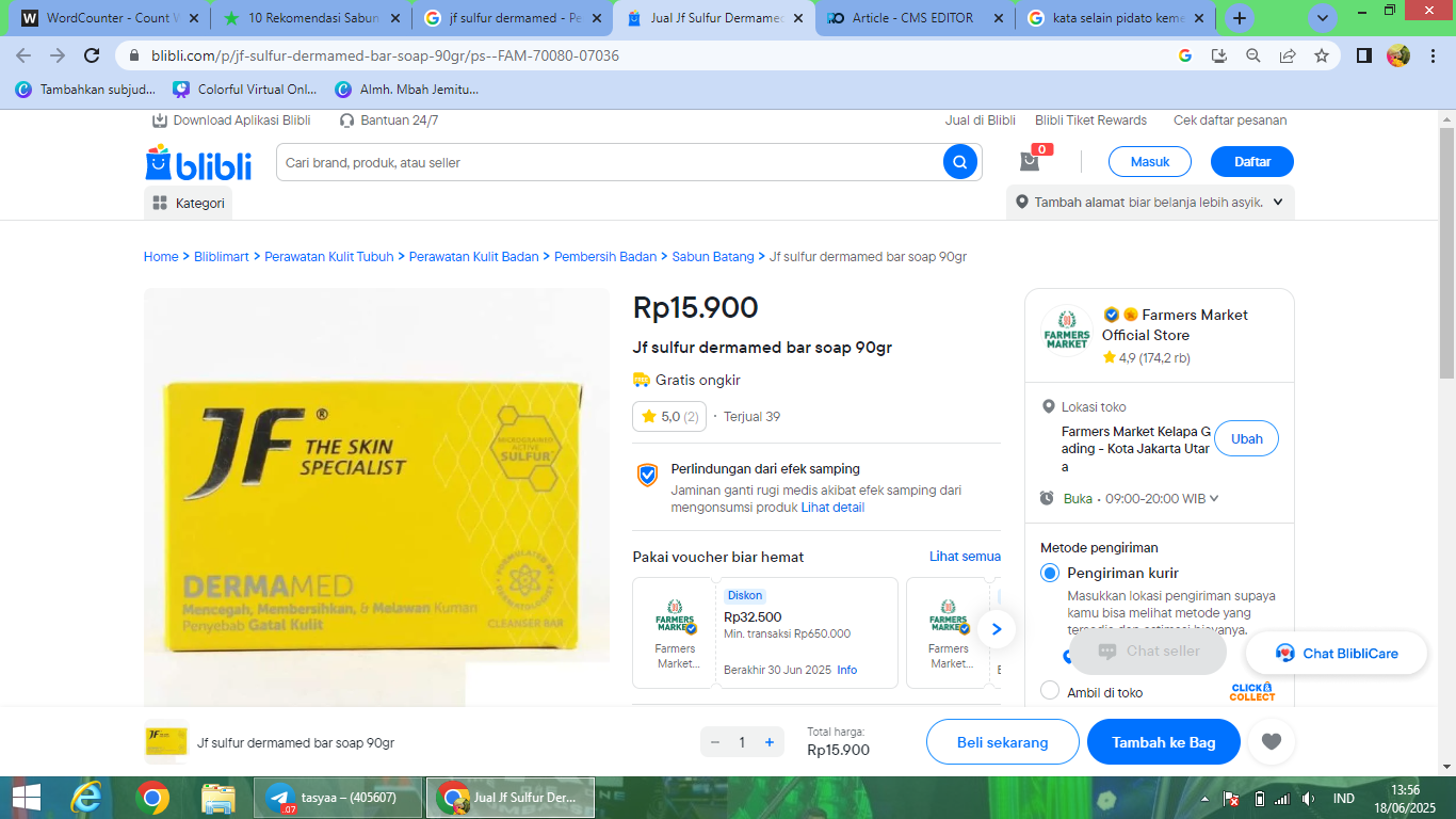 Rekomendasi sabun mandi yang dapat atasi biang keringat.