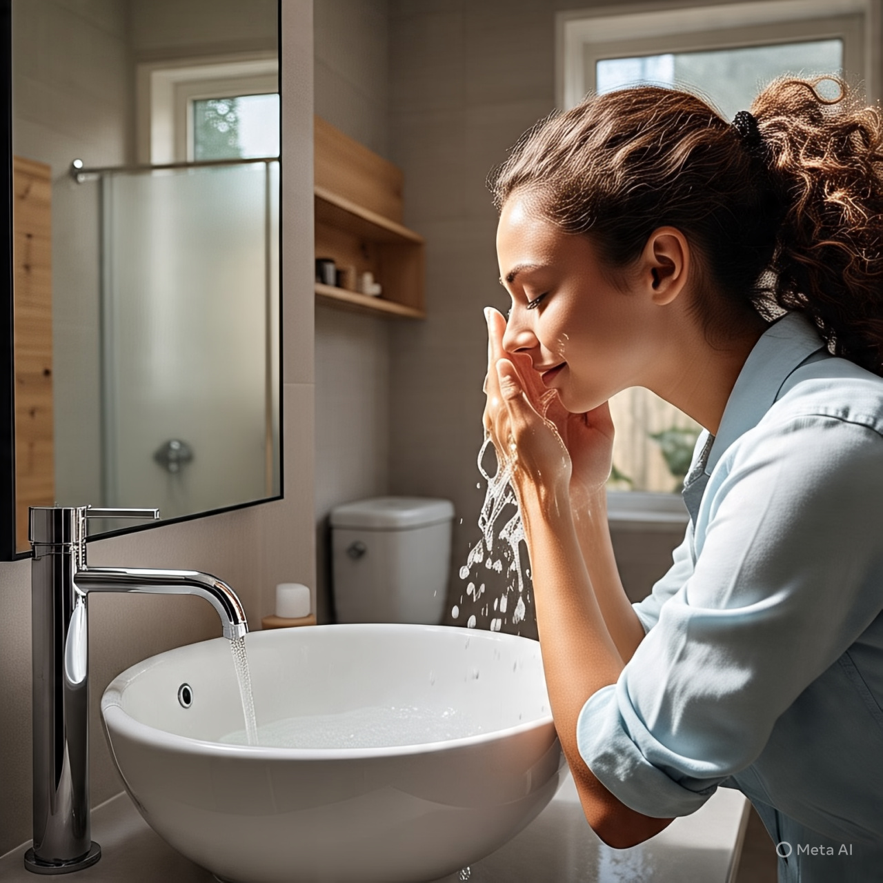Double cleansing malam hari = kunci kulit glowing bebas jerawat! Waktunya manjakan kulitmu sebelum tidur.