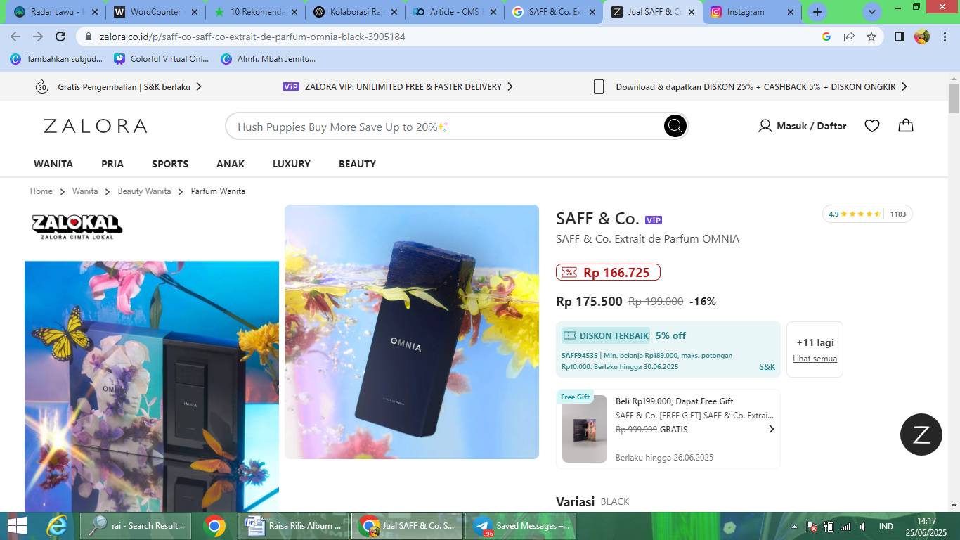 Rekomendasi parfum wanita aroma woody.