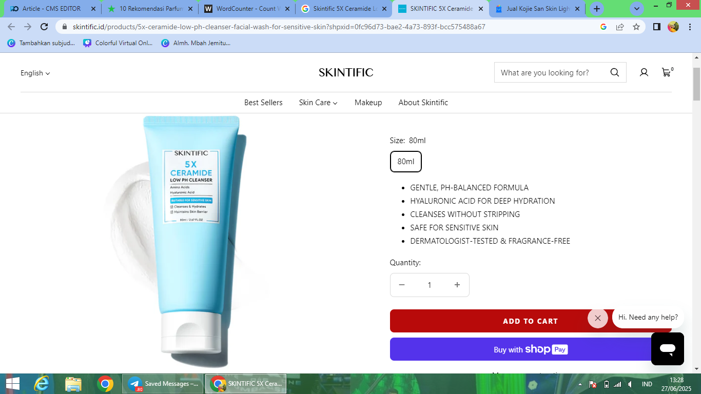 Rekomendasi sabun cuci muka untuk beruntusan.
