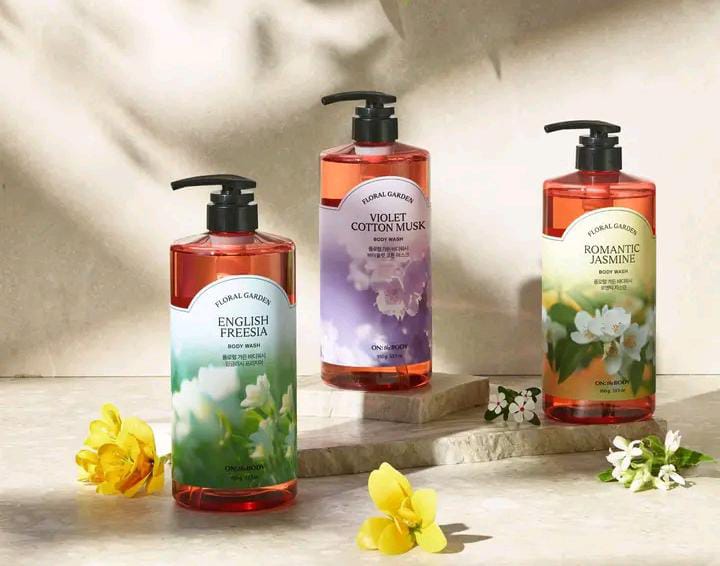 Rekomendasi sabun mandi on the body floral garden series.