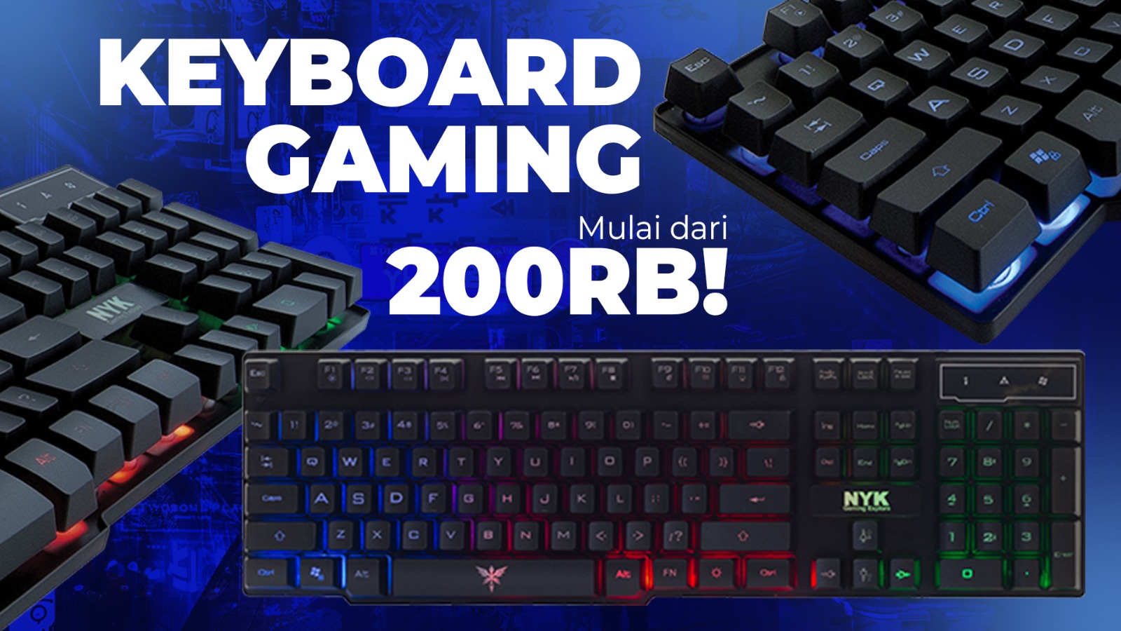 Ilustrasi rekomendasi keyboard gaming murah berkualitas.