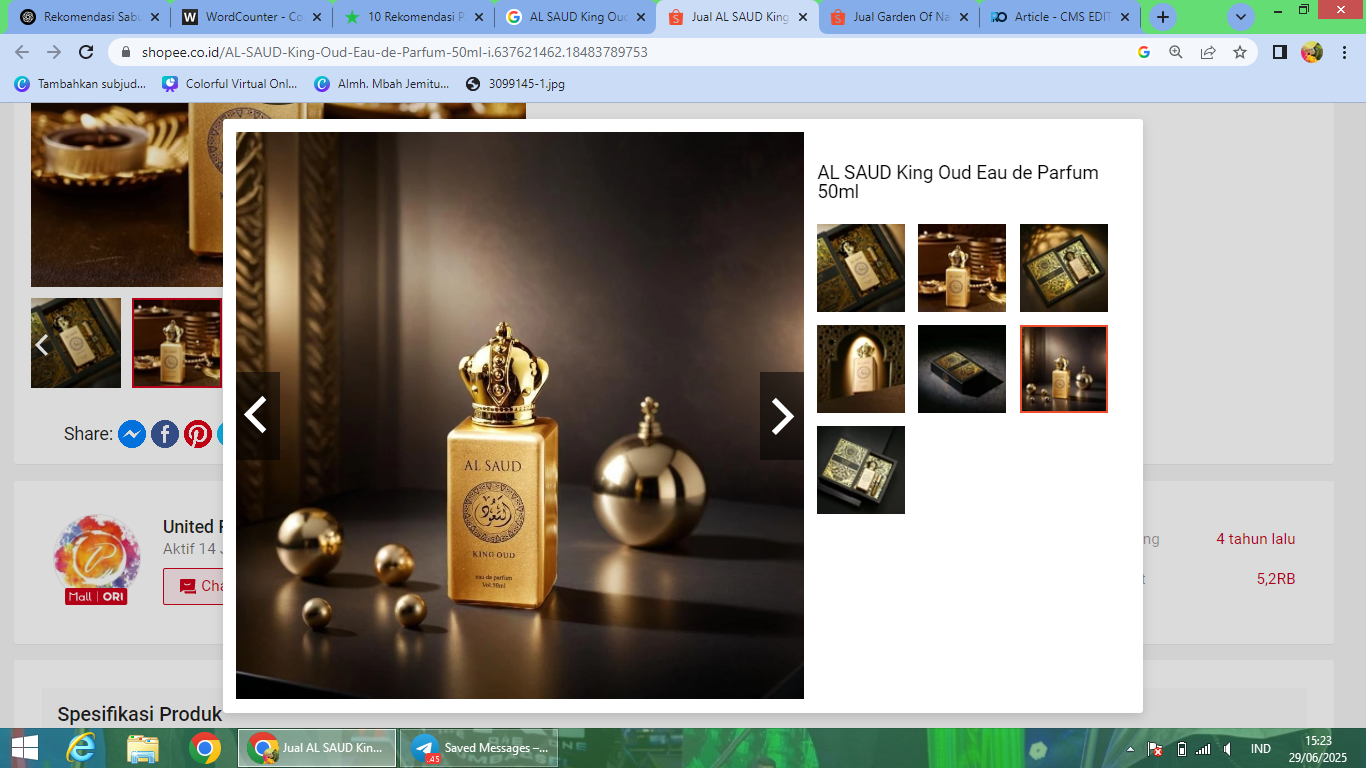 Rekomendasi parfum dengan aroma oud.