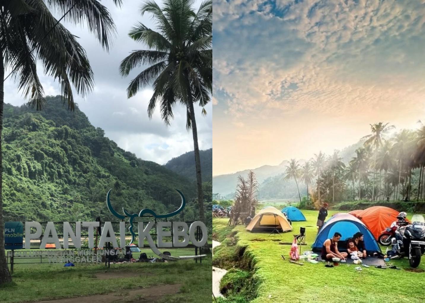 Panduan dan tips camping di Pantai Kebo Trenggalek/