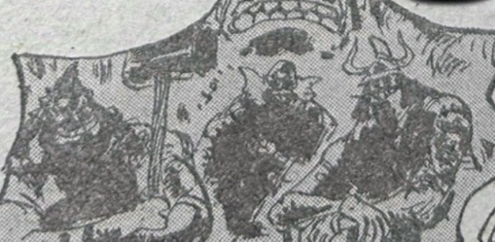 Para prajurit Galleyra yang terungkap di baca komik One Piece 1154 RAW.