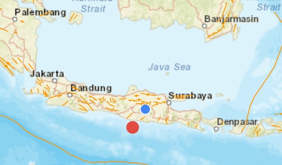 Gempa Laut Selatan Pacitan.