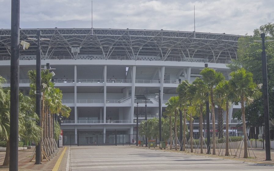 Viral suara tak senonoh yang tiba-tiba terdengar di area publik Gelora Bung Karno (GBK), Jakarta, pada Sabtu (12/7). /