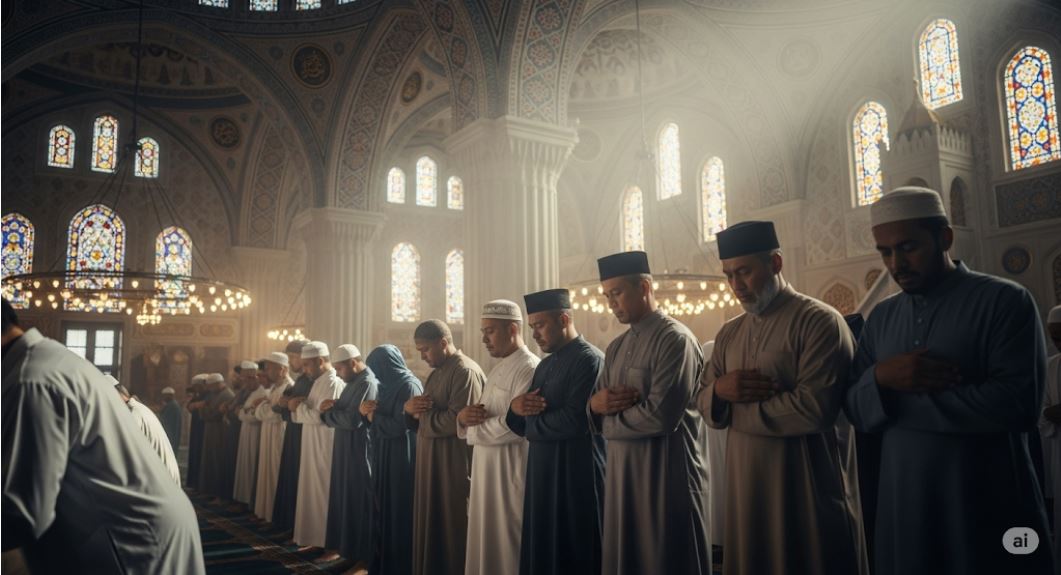 Salat adalah tiang agama yang wajib dilaksanakan setiap hari.