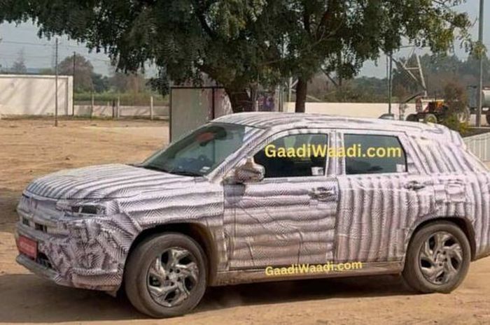 Spy shoot SUV baru Maruti Suzuki yang kemungkinan besar akan dinamai Escudo