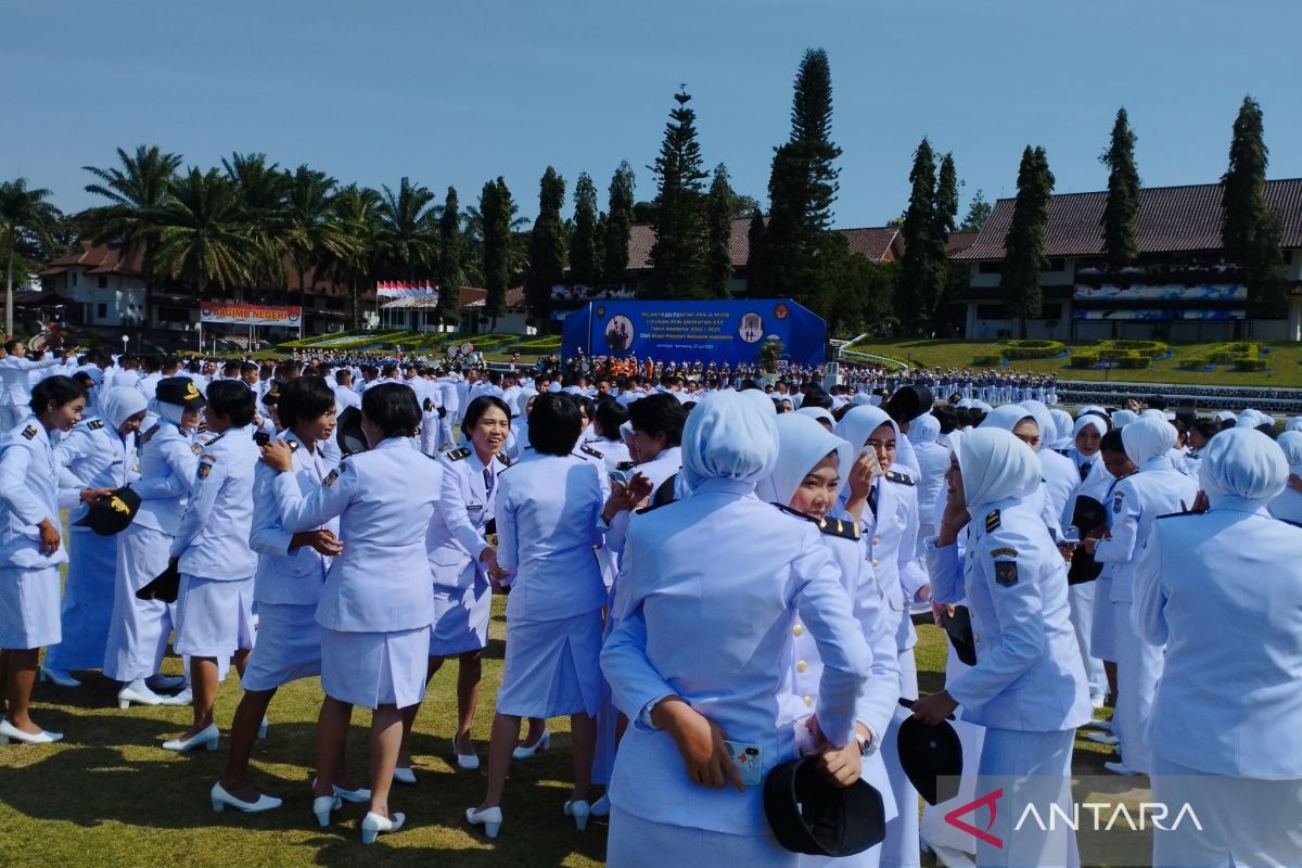 Suasana Pelantikan Praja Muda IPDN