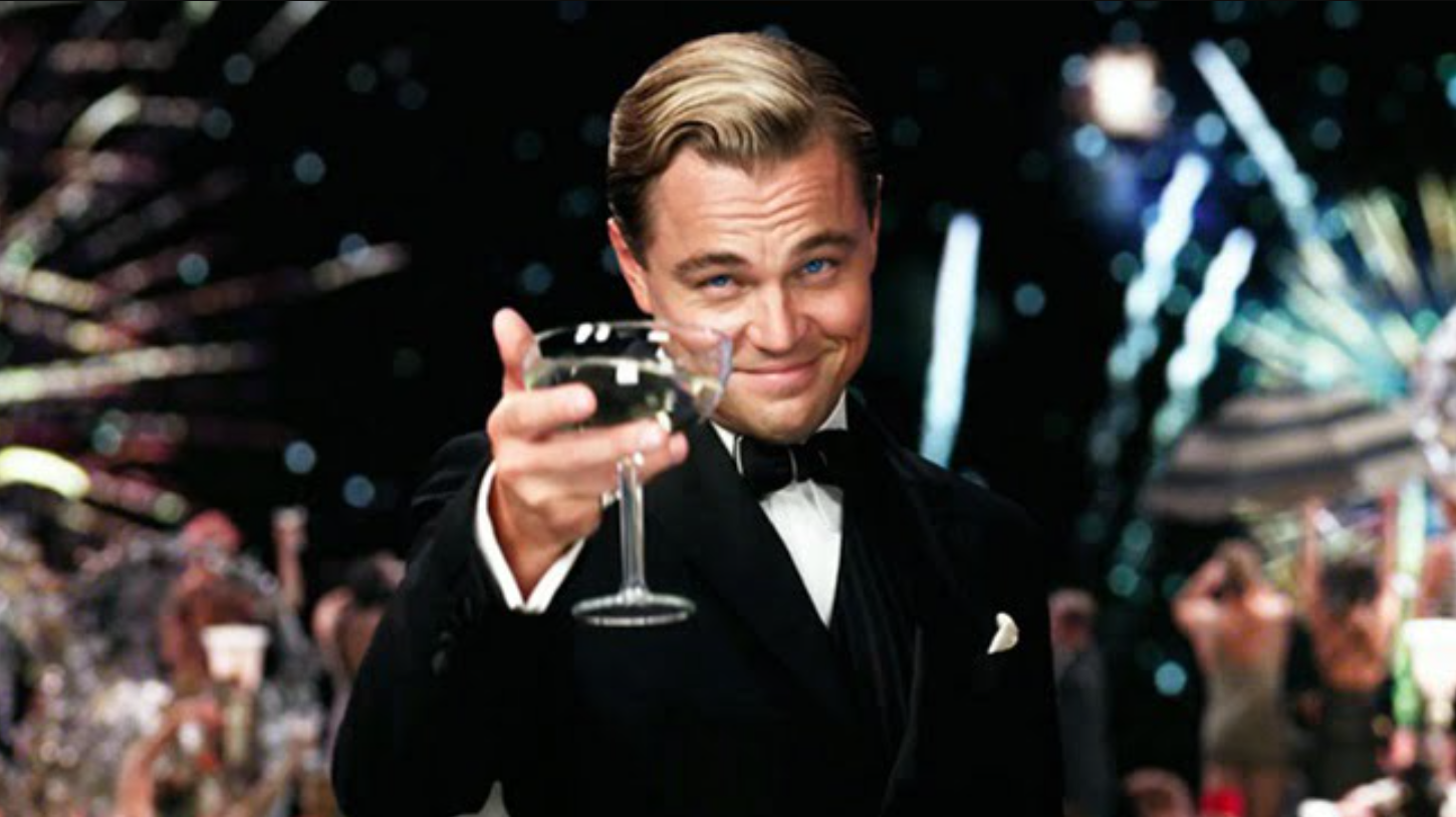 Leonardo Di Caprio dalam film The Wolf of Wall Street