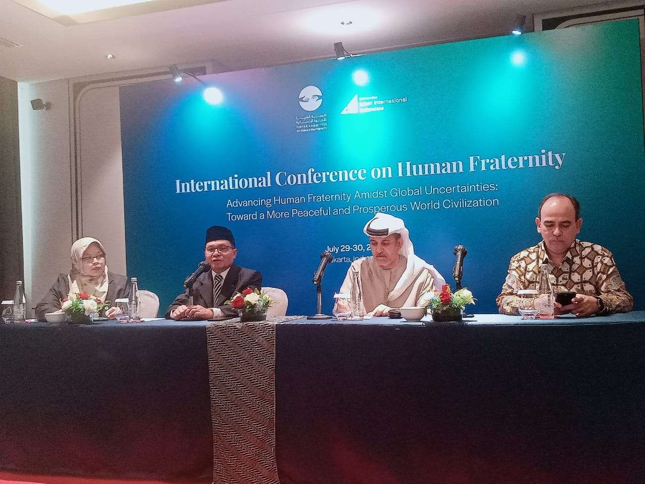 UIII dan HCHF menggelar konferensi Internasional tentang Persaudaraan Manusia