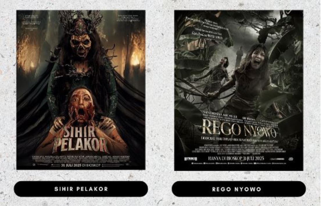 Rego Nyowo dan Sihir Pelakor tayang bareng mulai 31 Juli 2025. Film horor lokal dari kisah nyata yang siap bikin kamu gak bisa tidur!