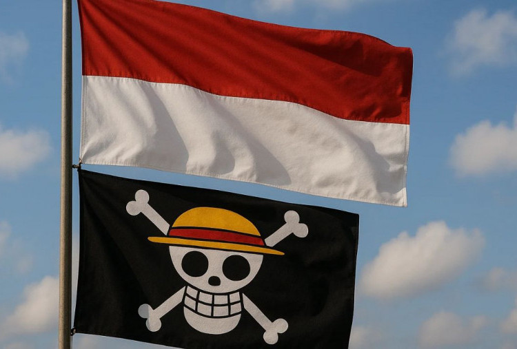 Bendera Indonesia dan Bendera one piece