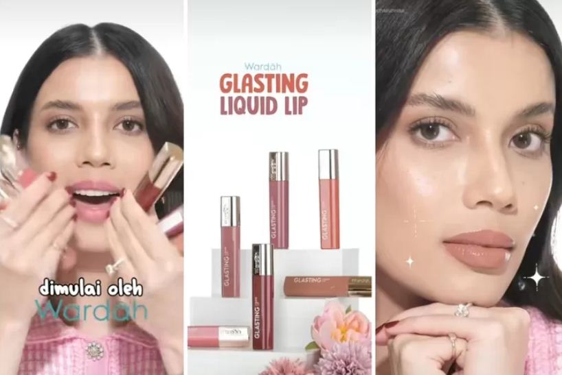 Ilustrasi lip product review Sabrina Chairunnisa.