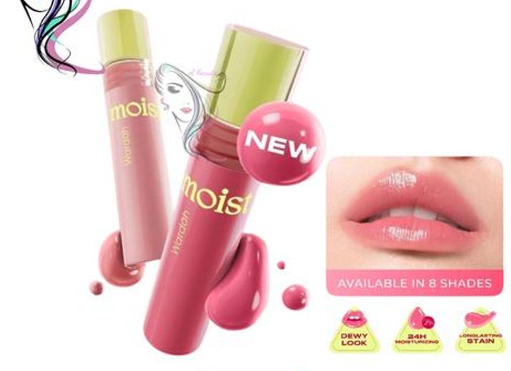 Ilustrasi Wardah Moist Dew Tint.