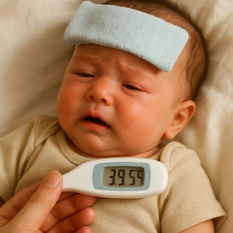 Ketahui ciri-ciri demam pada bayi.