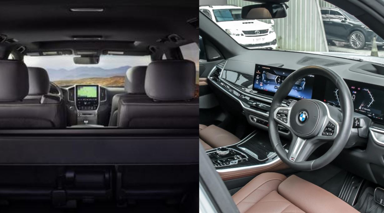Toyota Land Cruiser dan BMW X5, dua dari sederet mobil mewah milik Bupati Pati Sudewo.