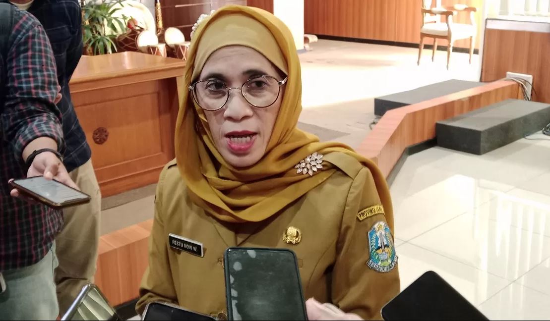Kepala Dinas Sosial (Dinsos) Jatim Restu Novi Widiani.