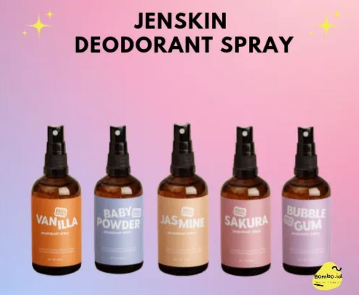 Jennskin Naturals Deodorant Spray bikin ketiak segar.