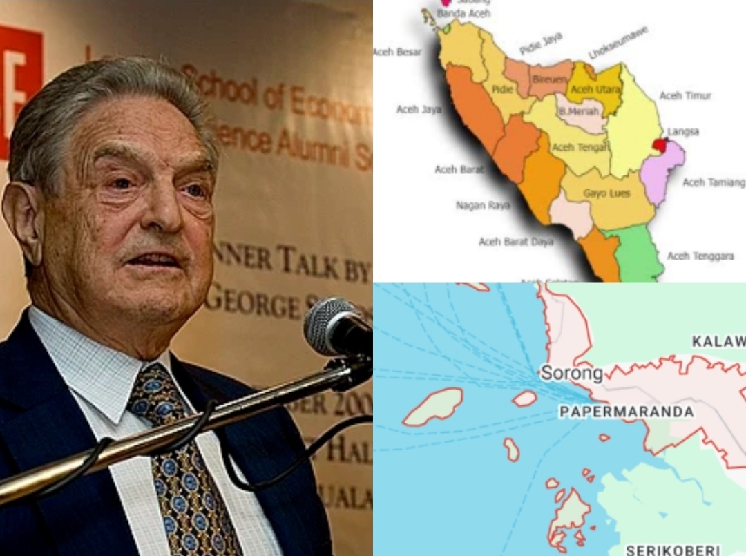 Peta jaringan bisnis George Soros di Indonesia.