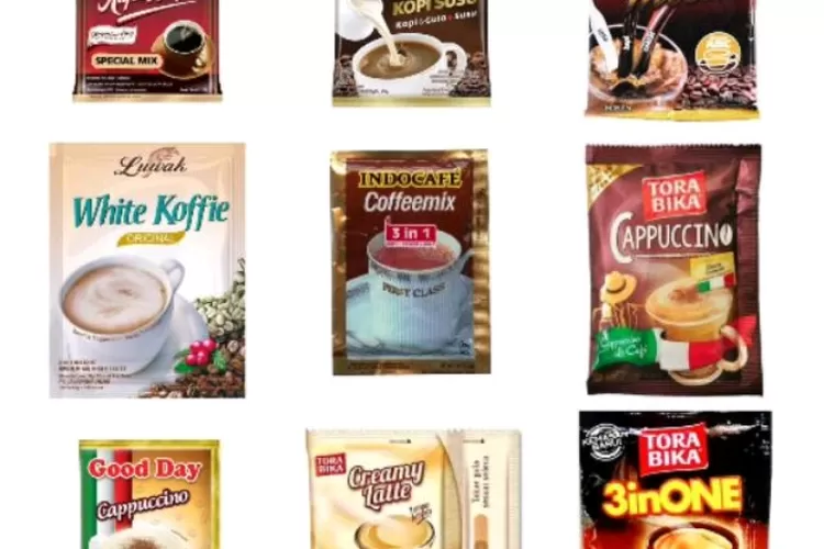 Kopi Kemasan yang Populer di Indonesia.