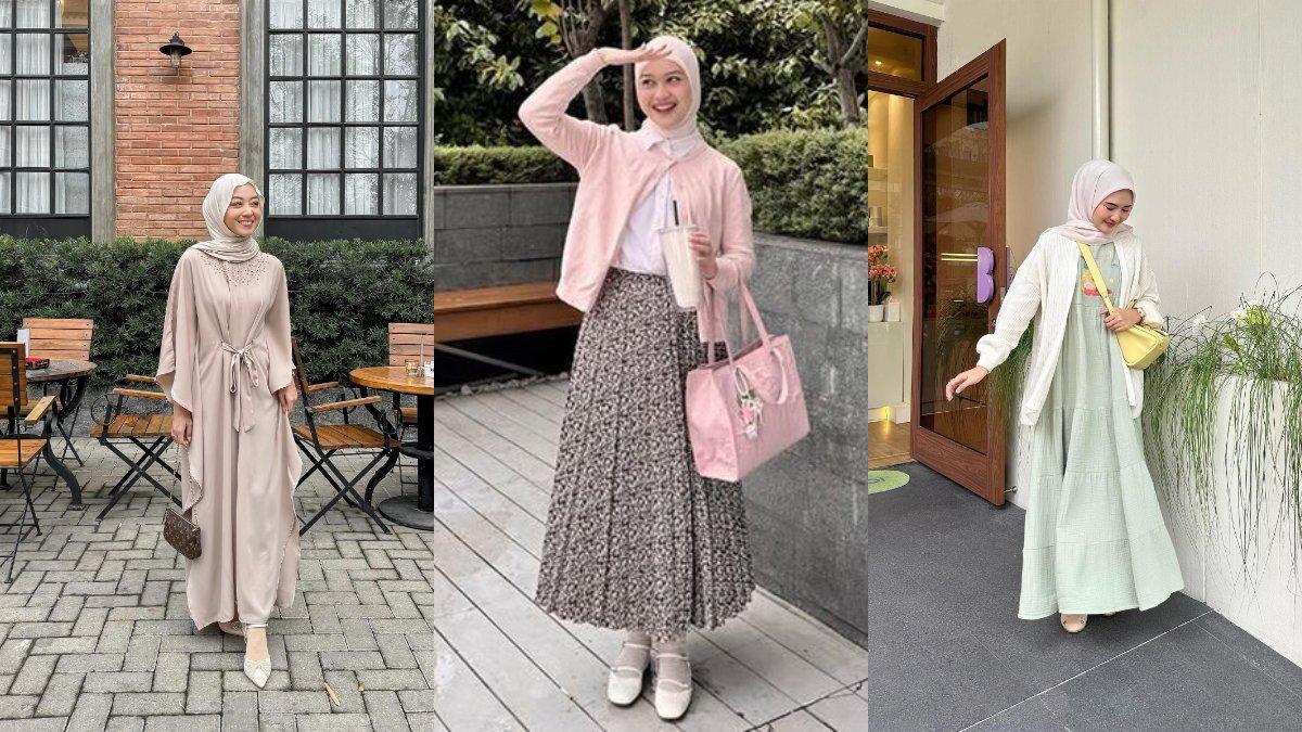 Ilustrasi padu pada tas dan outfit.