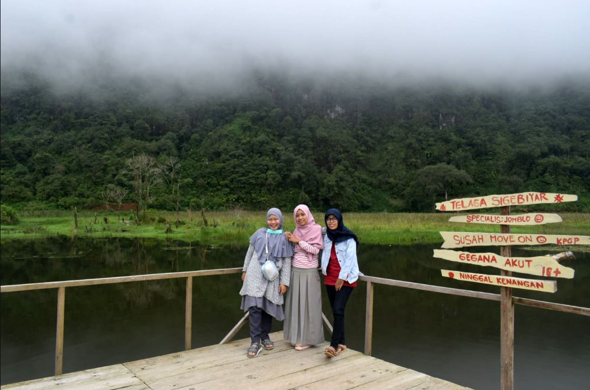 Telaga Sigebyar cocok untuk kamu yang mencari ketenangan.