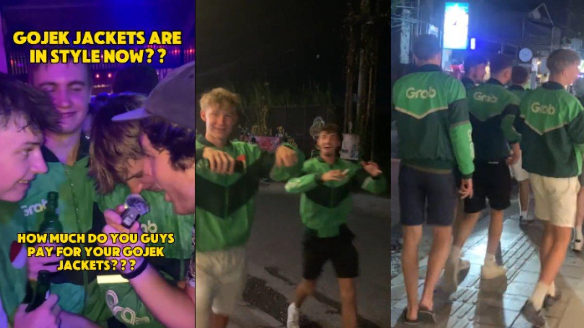 Viral Bule Pakai Jaket Ojol