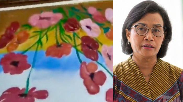 lukisan sri mulyani yang di jarah