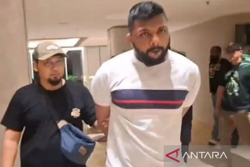 Polisi tangkap buronan nomor 1 Sri Lanka di Kebon Jeruk, Jakarta Barat, bersama 4 rekannya.