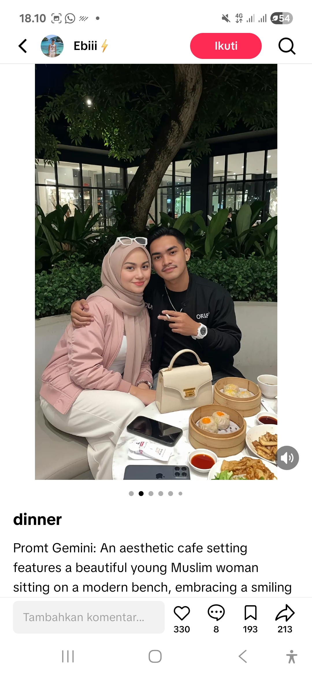 Foto couple Gemini AI.