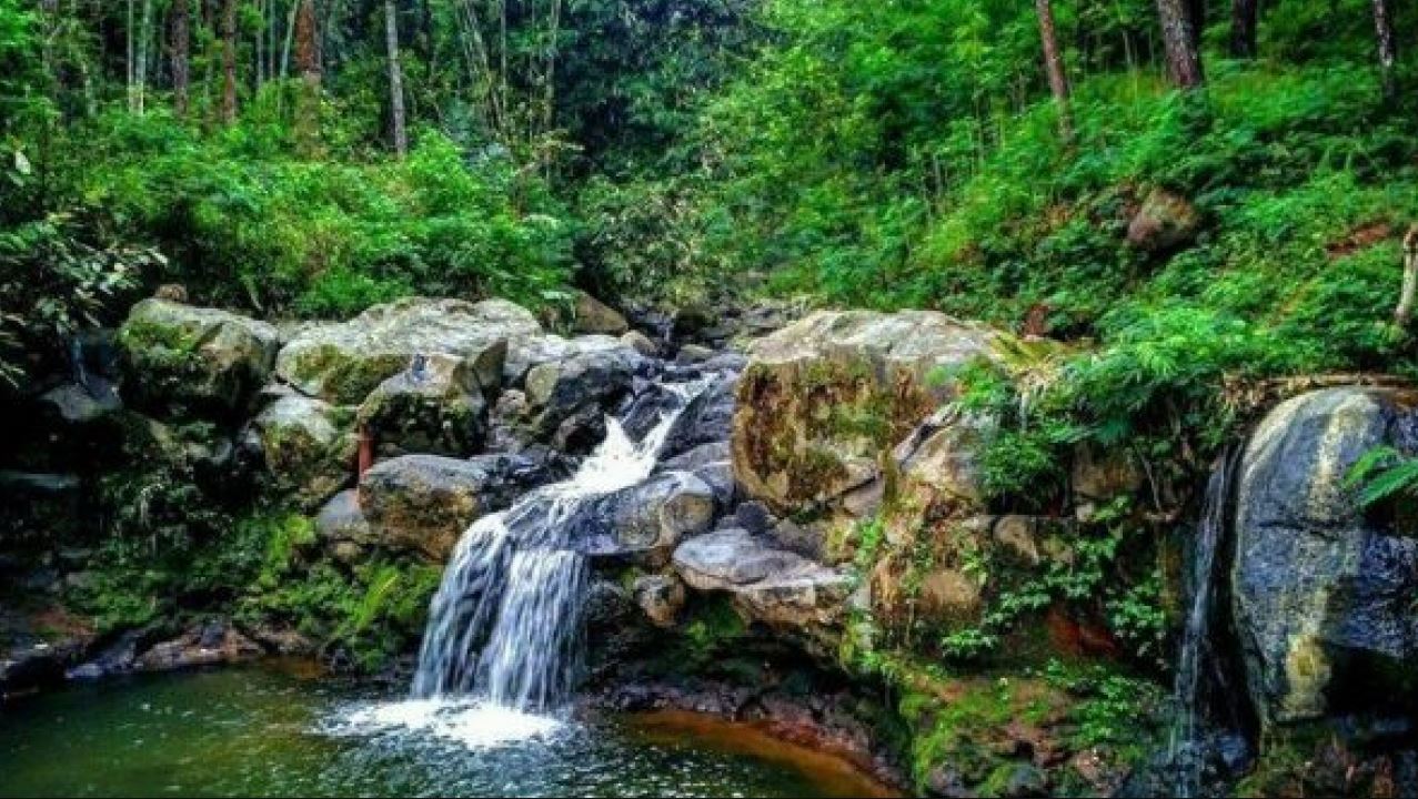 Kedung Bening menyuguhkan dinding-dinding batu menjulang yang menyerupai Grand Canyon versi mini.
