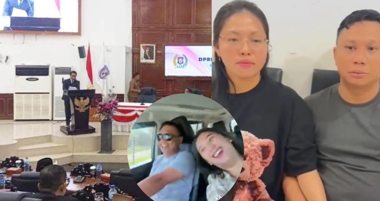 seoarang dprd gorontalo yang sedang viral bersama kekasihnya yang ingin rampok uang negara