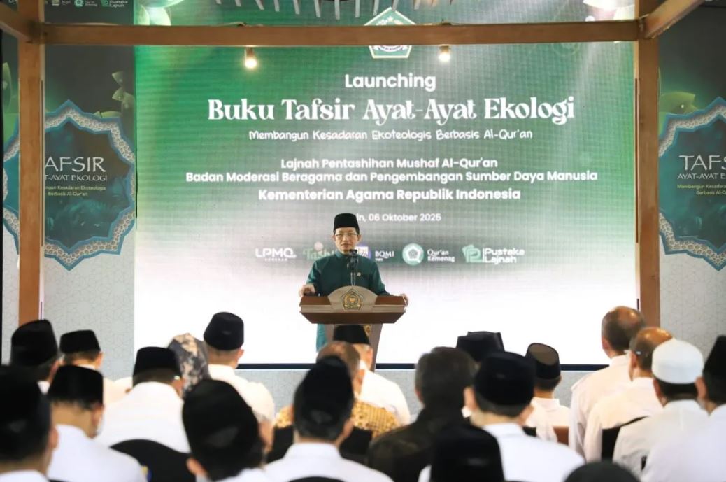 Peluncuran Tafsir Ayat-Ayat Ekologi menegaskan pandangan Al Quran tentang kesucian alam dan pentingnya kesadaran spiritual menjaga bumi.