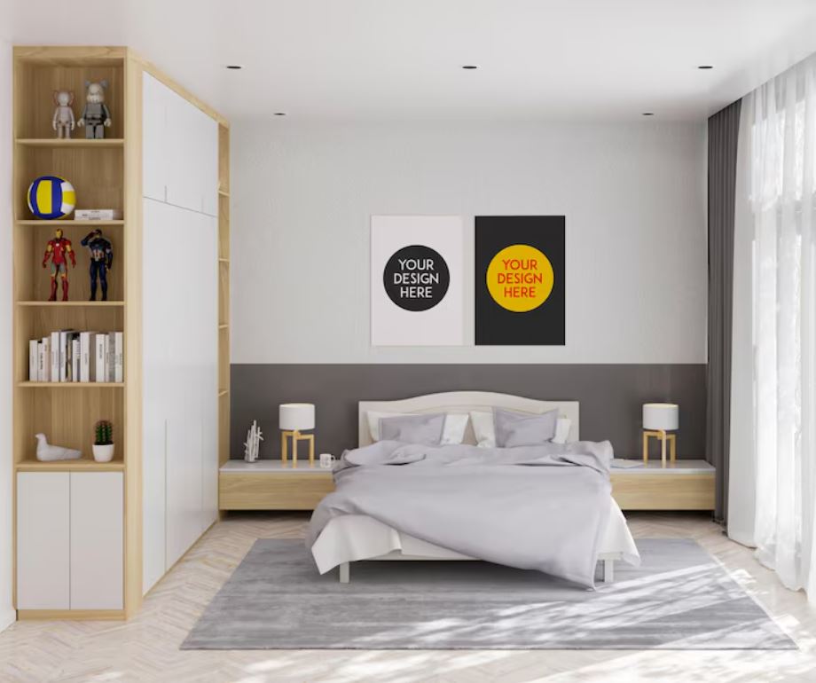 Trik sederhana membuat kamar tidur kecil tampil mewah dan elegan tanpa biaya besar.