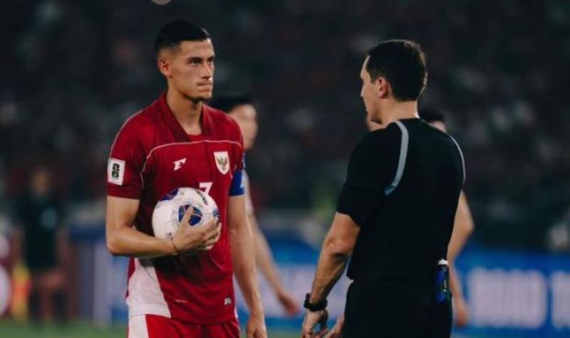 Timnas Indonesia kalah dari Arab Saudi.