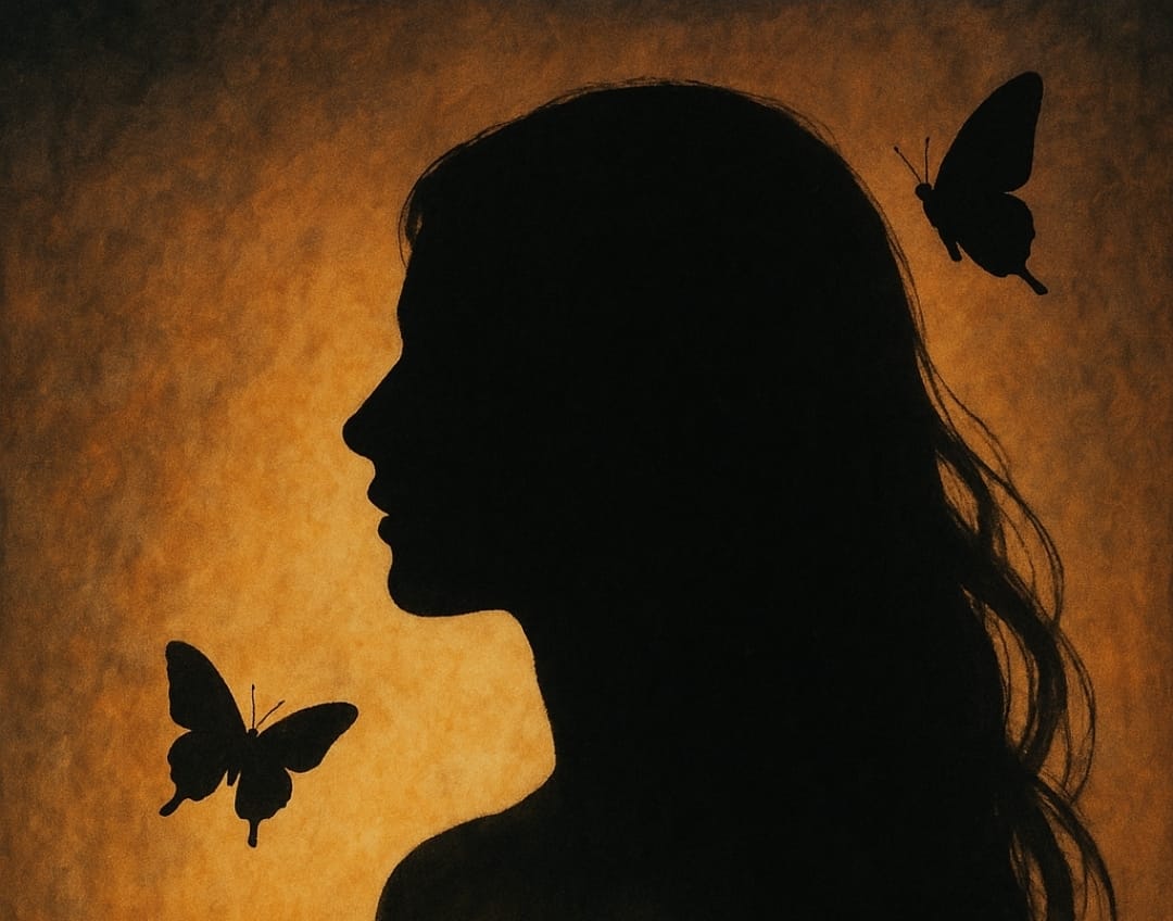 ILUSTRASI cerpen Kupu-Kupu di Dada Silvy.